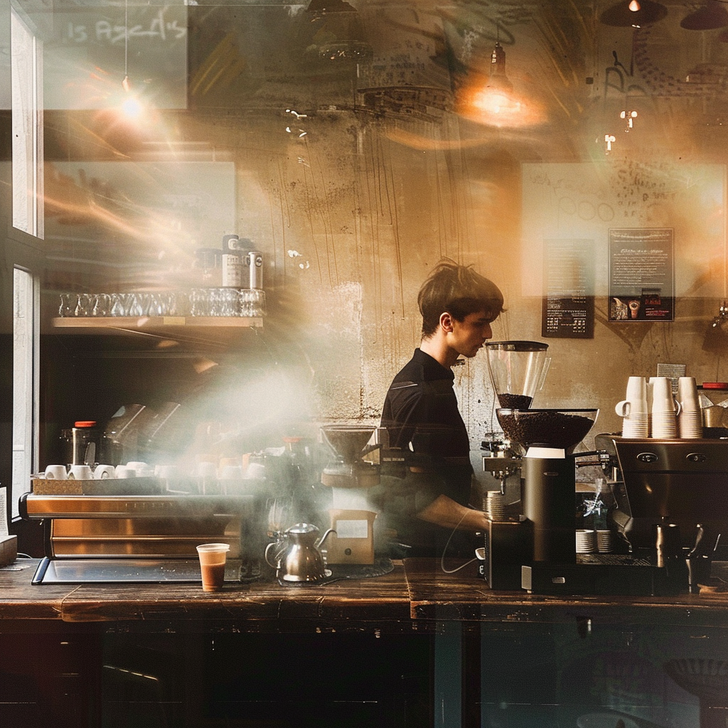 barista in a coffee shop